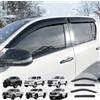 JHCHAN Per Toyota Hilux Accessori Deflettori d'aria - Hilux Revo 2016-2025 MK8 MK9 Invincible/Invincible X/GR Sport/Icon/Active 4 porte Sun Rain Guard Car Window Shields Protector 4PCS