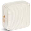 Aucuu Beauty Case da Viaggio Donna, Borsa Cosmetica in Velluto a Coste, Pochette Donna Trucchi Portatile, Borsa Porta Trucchi da Toilette, Makeup Bag Organizer per Viaggiare all'aperto
