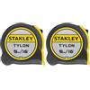 STANLEY, Flessometro tascabile da 5 m. 1-30-696 (Confezione da 2)