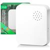 NOUS E14 Sensore Vibrazioni ZigBee con Allarme, Sensore Urti Smart con Sirena >120 dB, ZigBee 3.0, Notifiche tramite App, Compatibile con Alexa & Google Home, Hub Richiesto
