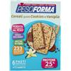 Pesoforma Barrette Cereali Croccanti, gusto Vaniglia, 6 Pasti sostitutivi dimagranti, Ricco in proteine, 233 Kcal