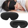 TOOINKCV 3D Mascherina per Dormire, Maschera per Dormire in Seta 100% Oscurante per Uomini e Donne, Mascherina Occhi per Dormire, Copri Occhi per Dormire, Maschera Occhi per Dormire Viaggi Pisolino