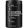 Rock The Protein Creatina Monoidrata Compresse RTP - 500 Pastiglie | 3 al giorno, da 3000 mg Pura Creatine Monohydrate, Integratore per Sport, Palestra e Post Workout, Senza Glutine e Lattosio