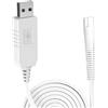 SHUOMAO Caricabatterie per Braun Silk Epil 9, cavo di alimentazione USB di ricarica per epilatore Braun Silk-epil 9, Silk-epil 7, epil 5, epil 9 flex epilatore