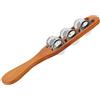 XDrum TS-1 Tambourine Stick Legno Naturale, Cornice in legno, Lunghezza: 29