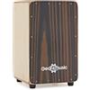 gear4music Cajon Mini di Gear4music Compatto Ebano - Strumento Musicale | Per giovani musicisti e artisti, corpo in faggio con corde interne regolabili, suono brillante e percussivo