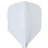 COSMO DARTS Plumas fit flight 6 unid. shape blanca