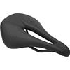 Stylebest Cuscino per Sella per Bicicletta in Pelle e Fibra di Carbonio da 155 Mm, Guida Confortevole per Mountain Bike e Bici da Strada, Imbottitura in Morbida Schiuma (Nera)