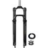 LHHL Forcella Ammortizzata MTB a Molla idraulica 26 27,5 29 Corsa 120 mm Forcelle Anteriore per Bicicletta Tubo Dritta per Mountain Bike XC AM QR 9 * 100 mm(26'')