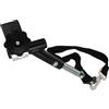 TOMETURE Adattatore Rotondo per di Lega Alluminio Bici Bicicletta Nero Compatibile, Attacco per Carrello Cargo Elettriche