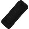 Toyvian Cuscino per Tracolla Zaino in Nylon Nero, Imbottitura Leggera e Traspirante Design Antiscivolo per attività Outdoor e Sport All'aperto