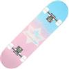 DFrywdgSEY Skateboard, Skateboard Completo, tavola da Trick a Doppio Calcio in Acero Canadese a 8 Strati, Skateboard for Principianti, Adulti, Bambini e Adolescenti(12)