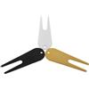 VINTORKY Set 3pezzi Forcella per Riparazione Zolle da Golf in Ferro Impugnatura Antiscivolo Strumento Portatile per Riparare Pitch Marks e Posizionare Palline su Green da Golf