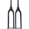 JIASHUNHE Forcella MTB Forcella Rigida MTB in Carbonio 29 27,5 26 Perno Passante 15 * 100mm conica in Fibra di for Ciclismo Mountain Bike Bicicletta Forcella(29 Tapered Matte)