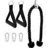 YDYAENIO Corda tricipiti Accessori for Palestra, Fitness, Corda for tricipiti, Cavo for trazioni, Attrezzatura for Esercizi, Pesi, Maniglie, Allenamento Muscolare(Color12)