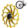 Generico Puleggia del deragliatore Posteriore della Ruota | Puleggia del deragliatore Posteriore della Bicicletta - Cuscinetto della puleggia in Ceramica 14T/15T/16T, Ruota Guida re