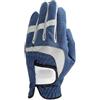 GFDSGRE Guanti Golf 1 pz guanto da golf uomo traspirante blu micro morbido tessuto sinistra/destra LH RH mano guanti antiscivolo for(1 Pair,25 Large)