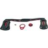 NexRen Manico per mulinello da pesca in lega di alluminio per canna da 8 x 5 mm per baitcasting e mulinelli da 105 mm di lunghezza estesa di colore rosso per pesca d'acqua dolce vicino alla costa parti di
