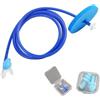 Generic Dry Snorkel - Tubo respiratore Full Dry Top con tappi per le orecchie e clip per il naso, attrezzatura professionale per il nuoto e le immersioni, tubo di respirazione lungo anti spruzzi per giro