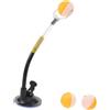 GALPADA Allenatore di Ping Pong con Ventosa per Allenamento Individuale Indoor, Regolabile in Altezza e Angolo, Materiale PVC e Lega di Alluminio, per Esercizi