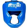 Baoblaze Casco da Protettivo con Ergonomica Imbottitura Fissaggio Regolabile E Protezione Integrale Adatto a Allenamento di Pugilato Sparring Muay Thai Uso per Bambini E Adulti, Blu, L