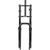 JIASHUNHE Forcella MTB Forcella for Bici da Neve Fat 20 * 4.0 Pollici / 26 * 4. con Sospensione ad Aria Corsa 180mm Doppia Spalla for elettrica Parti for Bicicletta(26x4.0-Dual Crown)
