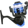 ulafbwur Mini mulinello da pesca ad alta velocità con 3 cuscinetti in ABS con 60 m di filo trasparente