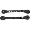 Focket Cinturini per Speroni, Strass Regolabili in Pelle Sintetica Stile Vintage Occidentale, Cinturini per Stivali con Hardware in Metallo per Uomo Donna Equitazione Equestre (Black)