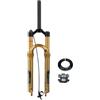 LHHL 26/27,5/29pollici MTB Sospensione ad Aria Forcella Forcelle Anteriore per Bicicletta Tubo Dritto QR 9 * 100mm Corsa 120mm per Mountain Bike AM XC(White,26'')