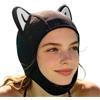 Generico Copri Testa Per Immersione - Design Simpatico Orecchio Di Gatto Copri Testa Per Apnea - Cappuccio Flessibile Per Immersione, Per Kayak Snorkeling Acqua Fredda Tutte Le Stagioni Surf Vela Canoa Tecnico