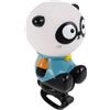 VILLCASE Campanello per Bicicletta a Forma di Panda Cartone Animato, Campanello in Plastica Suono Forte e Decorativo per Scooter e Bici, per Parchi Affollati All'aperto