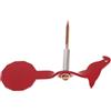 VICASKY Bersaglio da Tiro Leggero in Ferro con Design a Volatile Rosso, Rotazione a 360° per Allenamento nel Giardino o Campo Esterno
