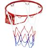 Generico Cerchio Da Basket, Canestro Sportivo E Rete Appendibili, 32x32 Cm, Sostituzione Porta Da Basket, In Acciaio, Design Facile Da Montare, Per Interni, Esterni, Palestra, Cortile