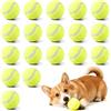BYZESTY 18 Palla da Tennis per Cani, Palline da Tennis, 5 cm, Mini Palla da Tennis Cane, Yellow Felt, Tennis Balls per Principianti, Adulti, Bambini e Cani
