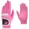 GFDSGRE Guanti Golf 1 paio di guanti da golf donna antiscivolo traspirante in microfibra pelle guanto sinistro e destro accessori(Pink,20)