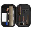 BOOSTEADY Pro .223/5.56 Kit di Pulizia per Fucile con Kit di Spazzole Pick per Pulizia, Asta in Ottone per Pulizia in Custodia con Cerniera