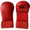 Tsawntd Guanti da Karate Guanti Taekwondo in Pelle Premium per Adulti e Bambini Guanto da Allenamento per Sparring, Sacco da Boxe, Taekwondo e Pratica, Rosso, Sacco da Boxe