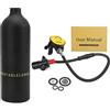 Mavaol Mini Set da Immersione con sfiato PRO per l'esplorazione Subacquea (Black Oxygen Bottle)