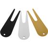 NIYANGLE Forchetta per Riparazione Zolle da Golf in Ferro Leggero 3 Pezzi Strumento Portatile per Segni di Pitch e Palline su Putting Surface
