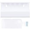 LIYJTK Porta freccette Elegante supporto per espositore da parete, protezione per la punta per l'arredamento della sala giochi (Bianca)