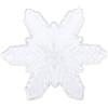 Generic Tappetino per Snowboard 3D, Impugnatura per Piede da Snowboard Antiscivolo, in PVC Addensato, a Forma di Fiocco di Neve