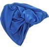 Mikikit Cappello Spiaggia Donna in Nailon Blu Atmosfera Estiva, Cuffie da Nuoto per Donne Comode e Facili da Indossare, per Piscina e Mare