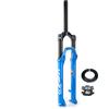 LHHL Forcella Ammortizzata ad Aria per MTB 26 27.5 29 Corsa 120 mm Rimbalzo Regolazione Dritta 1-1/8 QR 9 * 100mm Forcelle Anteriore per Bicicletta(Blauw,26'')