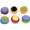 Alomejor Palline Lavorate a Maglia, Giocattolo Colorato Fatto a Mano per attività All'aperto, per Tutte le età, Confezione 6, Resistente, 5-6 Cm (6PCS)