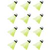 Generico da Badminton,12 Pezzi Palla da Badminton Resistenti al | Set di Volani in Nylon Stabili - per Principianti Famiglia Interni Giardino Pratica Battuta Baseball Softball