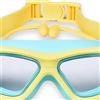 Stylebest Occhialini da Nuoto per Bambini con Visione Chiara e Tappi per le Orecchie per la Sicurezza del Nuoto dei Bambini Materiale in Silicone Resistente (Rosa Rossa)