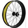 Generico Ruota Anteriore Per Bici Pneumatici Larghi 20/26 X 4,0'' Cerchio In Lega Di Alluminio Mozzo Perno Passante 36H 15 X 135 Mm Freno A Disco Per Neve/spiaggia/E-bikes(Front wheel-26'')