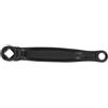 HINTRMENT Braccio di Manovella Sinistro per Bici Mountain Bike in Metallo Nero con Foro Prismatico, Leggero e Resistente, Adatto per Biciclette con Interasse 170mm Stile Stili Multipli