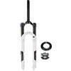 LHHL Forcella Ammortizzata ad Aria per Mountain Bike 26 27,5 29 QR 9 * 100mm Forcelle Anteriore per Bicicletta Tubo Dritto Corsa 120mm per MTB AM XC(White,27.5'')