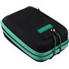 Accarugty Custodia rigida per telemetro da golf, custodia protettiva in EVA con cordino e moschettone per la caccia per visioni notturne, custodia 9 x 14 x 5 cm, colore nero